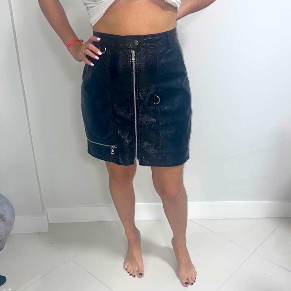 BARDOT leather skirt size 8/M